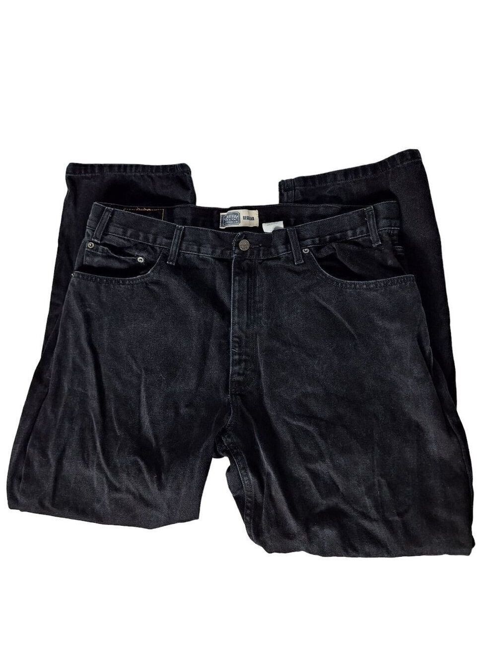 Levis Signature Men's Jeans Black Straight Leg 40x30